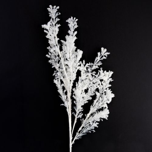 Dirbtinės šakos, matinės, žiemos dekoracijos, baltos, 78 cm, 2 vnt.