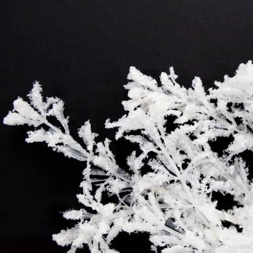 Floristik24 Dirbtinės šakos, matinės, žiemos dekoracijos, baltos, 78 cm, 2 vnt.