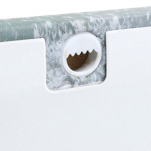 daiktų LED paveikslėlis Kalėdinis žiemos peizažas su parko suoliuku LED freska 58x38cm