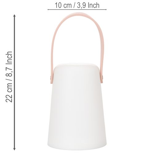 Lempa su rankena, nešiojama LED lemputė, skirta naudoti lauke ir viduje, 22 cm, 3 dalys | Floristik24.lt