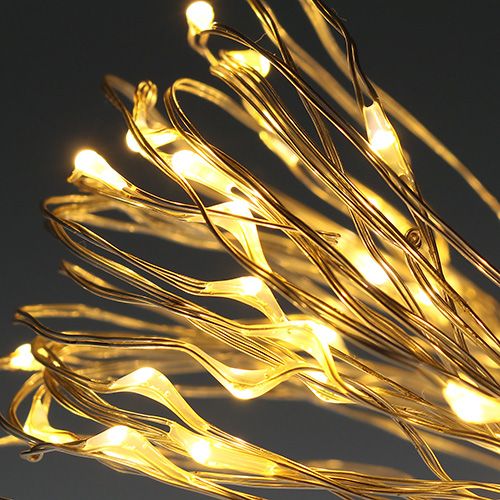 daiktų LED fėjų lemputės lauke/viduje 180 8,95m šiltai baltos spalvos