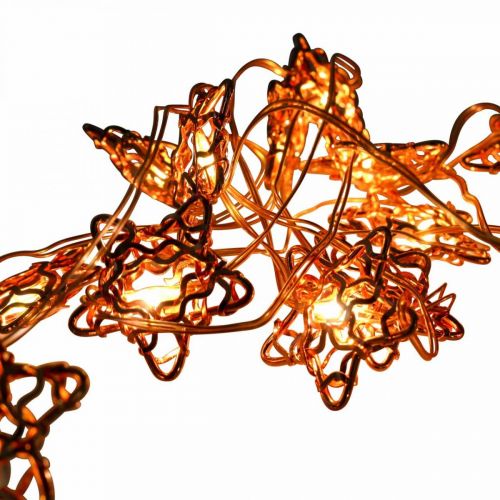 daiktų LED šviesos grandinės žvaigždės mikro LED laikmatis vario viduje 1,90m