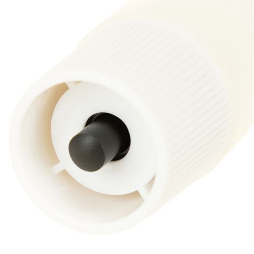 daiktų LED žvakė kreminė, šiltai balta, tikro vaško, aukštis 14,5 cm, 2 vnt.