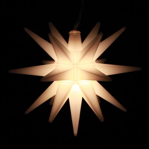 Floristik24 LED žvaigždės išorėje baltos šviesos žvaigždės baterija Ø12cm H66cm
