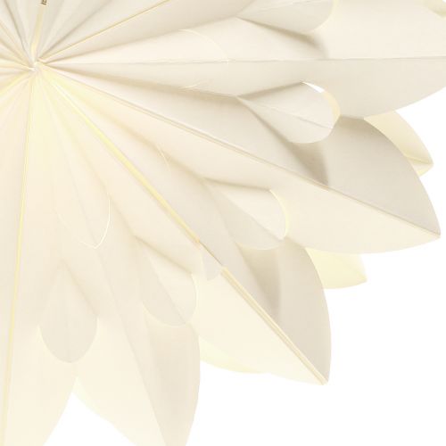 Floristik24 LED žvaigždė sulankstoma žvaigždė popierinė žvaigždė balta šilta balta Ø40cm 2vnt