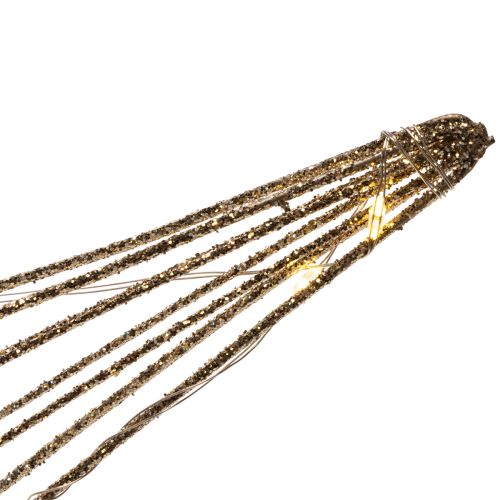 Dekoratyvinė LED žvaigždė, pagaminta iš vielos, skirta pakabinti, naudojimui viduje, 32 cm | Floristik24.lt
