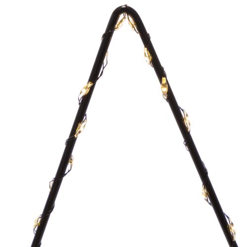 LED žvaigždė su baterijų skyriumi ant stovo palangei ir stalui 46 cm | Floristik24.lt