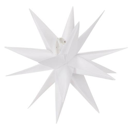 Dekoratyvinė LED žvaigždė, šiltai balta, lauko, su laikmačiu, 40 cm