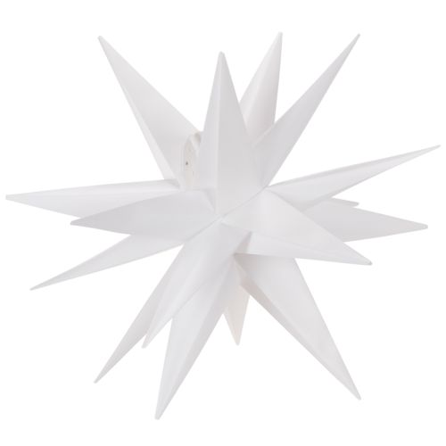 LED žvaigždė Kalėdų žvaigždė šiltai balta laikmatis lauko 60 cm