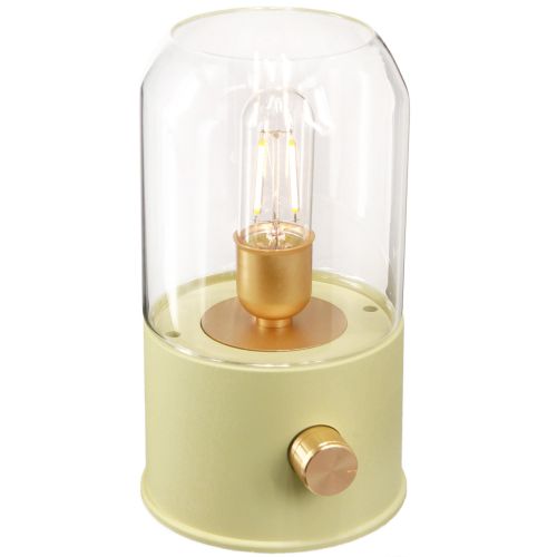 daiktų LED stalinis šviestuvas retro stalinis šviestuvas šiltai balta žalia H19.5cm