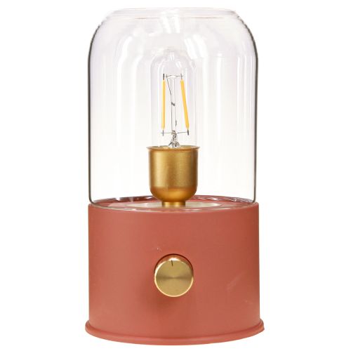 daiktų LED stalinis šviestuvas retro LED šviestuvas šiltai baltas rudas H19,5cm