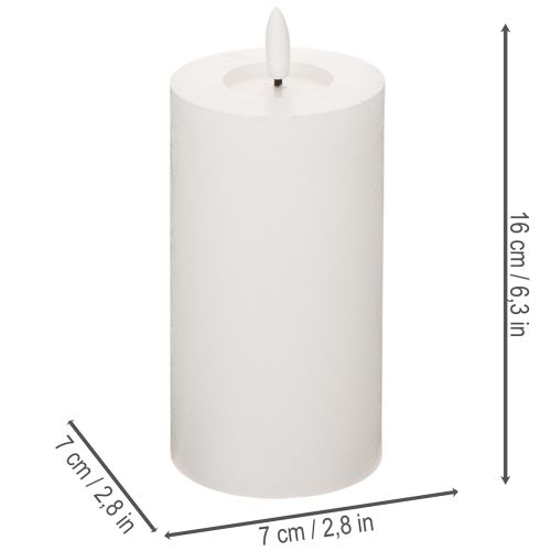 LED koloninė žvakė, mirksinti,