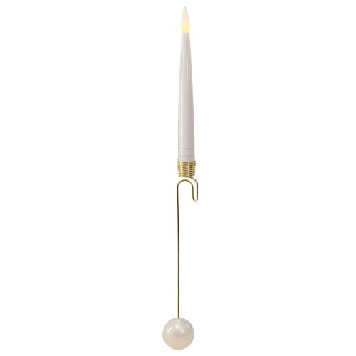 Floristik24 LED eglutės žvakės bevielis pultelis 15,5cm 10 vnt