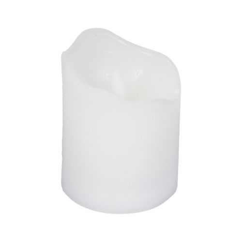 Floristik24 LED žvakė su laikmačiu tikro vaško stulpo žvakė Ø7cm H9cm