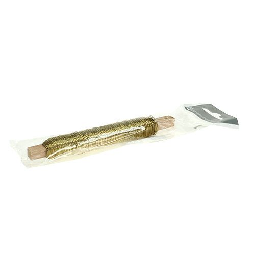 daiktų Dekoratyvinio emalio vyniojimo vielos viela auksinė 0,50 mm 50 m 100 g