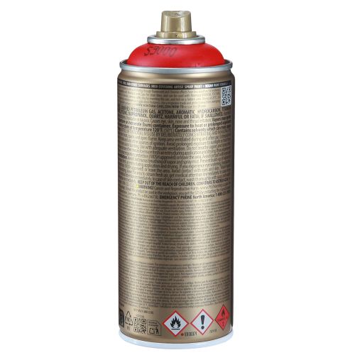 daiktų Dažų purškiklis raudonas Montana Gold satin matinis 400ml
