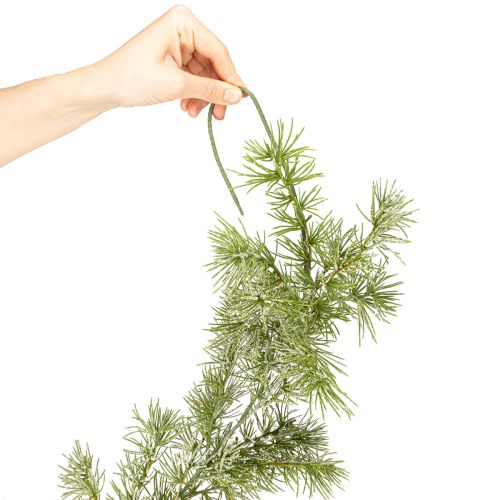 daiktų Dekoratyvinė maumedžio girlianda atmosferiniam kambario dizainui, 250 cm