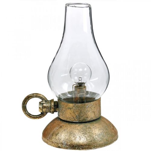 Antikvarinis dekoratyvinis šviestuvas, žalvario spalvos LED šviestuvas, vintažinės išvaizdos A19cm P13,5cm