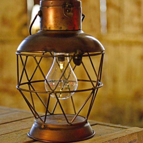 Floristik24 Saulės žibintas, LED pakabinamas šviestuvas pramoninės išvaizdos Ø16cm H32cm