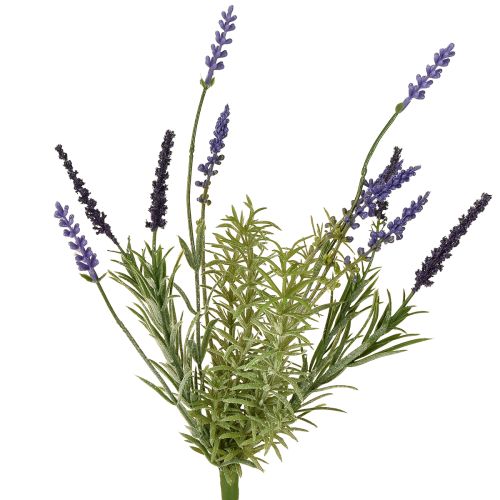 daiktų Levandų dekoravimas Dirbtinių augalų kekė Violetinė 36cm