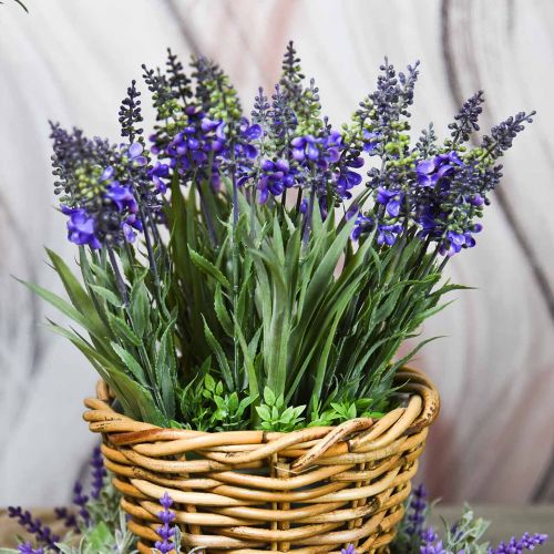 Floristik24 Dirbtinė levandų kekė su žolelėmis 32cm
