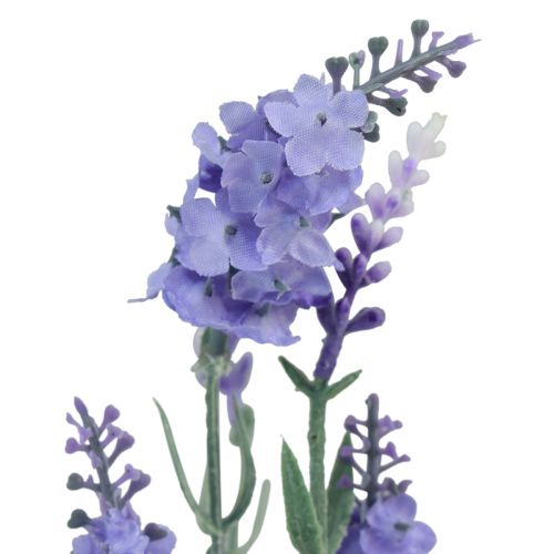 daiktų Levandos vazonėlyje Dirbtinė violetinė Rožinė Šviesiai violetinė H26cm 3vnt