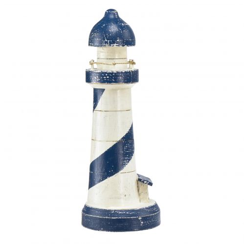 daiktų Švyturys Jūrinė stalo puošmena mėlyna balta Ø10.5cm H28.5cm