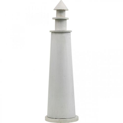 daiktų Lighthouse Shabby Chic Cream Summer Decoration Maritime Ø14.5cm H51cm