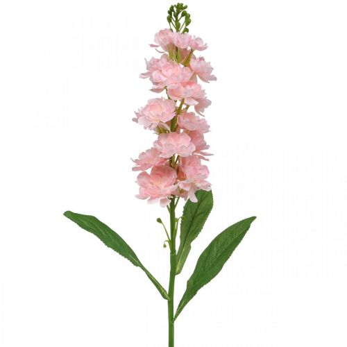 Floristik24 Levkoje Pink dirbtinė gėlė kaip tikra stiebo gėlė dirbtinė 78cm