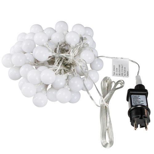 daiktų Fairy lights rutuliukai laikmatis 60 LED šiltai balta viduje lauke 9m