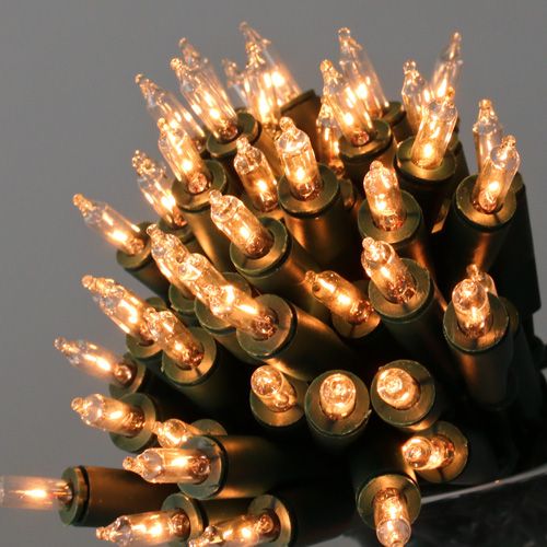 Floristik24 Šviesos grandinėlė mini 20er 3m, skirta viduje žaliai, šiltai baltai