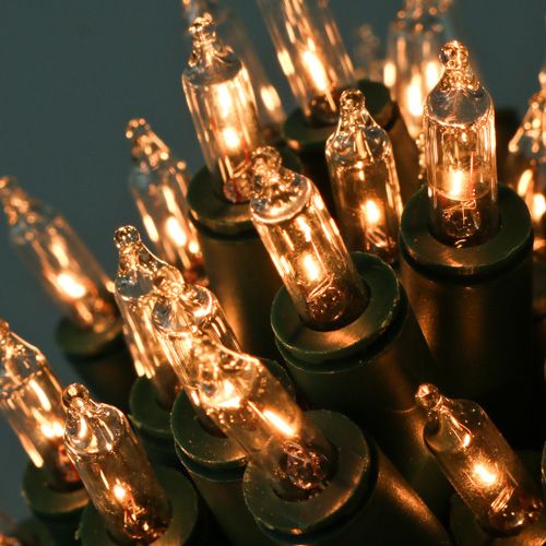 Floristik24 Šviesos grandinėlė mini 50 7,5 m, skirta viduje žaliai / skaidriai