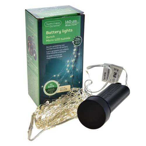 Floristik24 Light trail timer baterija Twinkle 140cm 160 Micro LED