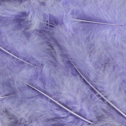 daiktų Purple Feathers Fluffy Craft Supplies Spring 5-10cm 20g