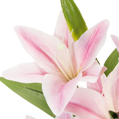 Dirbtinė lelija, stiebo formos dekoracija, 68 cm, 3 dalys | Floristik24.lt
