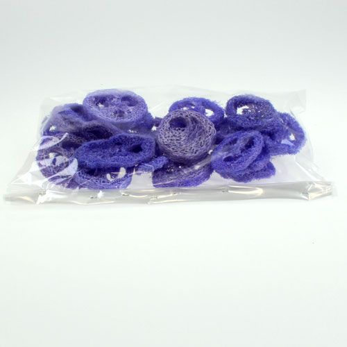 Floristik24 Luffa diskai šviesiai violetiniai 25 vnt