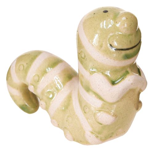 daiktų Juokingas sliekų dekoravimas keraminis vikšras pakabinamas dekoravimo puodas 9x6cm 2vnt