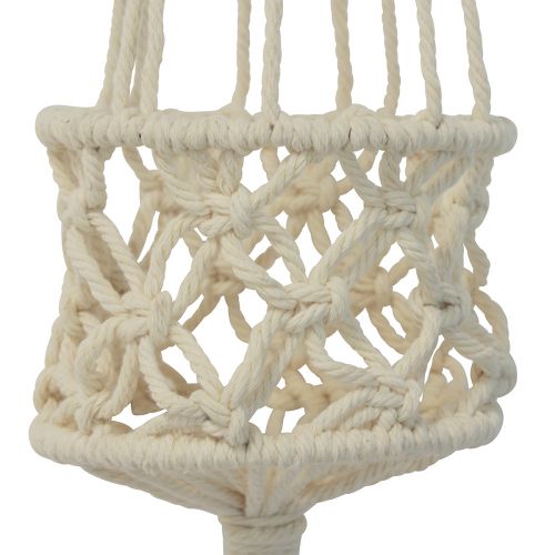 daiktų Macrame pakabinamas dekoravimo kremas boho stiliaus Ø12cm H79cm