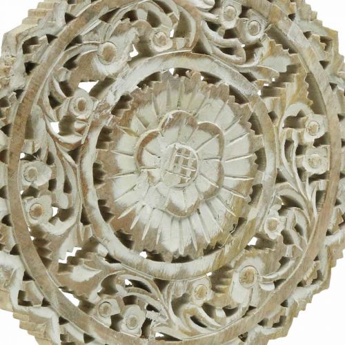 daiktų Mandala į vietą, gėlių medžio apdaila, stalo puošmena, vasaros dekoracija shabby chic nature H39.5cm Ø30cm