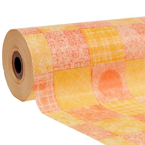 Rankogalių popierius 37,5cm 100m languotas oranžinis