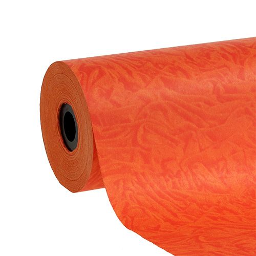 Floristik24 Rankogalių popierius oranžinės raudonos spalvos 25cm 100m