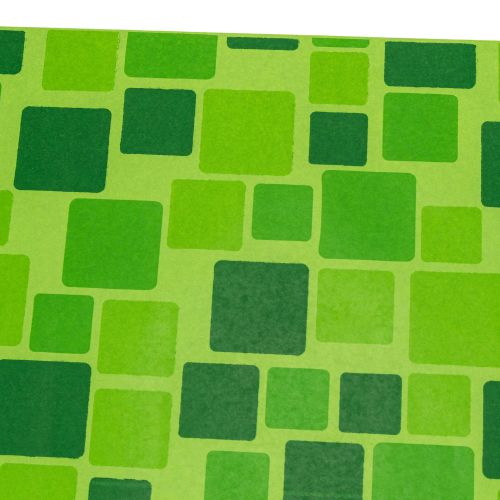 Atlenkiamas popierius gėlių puokštėms su mozaikiniu raštu, 25 cm x 100 m | Floristik24.lt