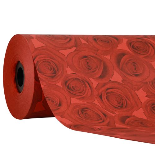 Rankogalių popierinis minkštas popierius raudonos rožės 25cm 100m