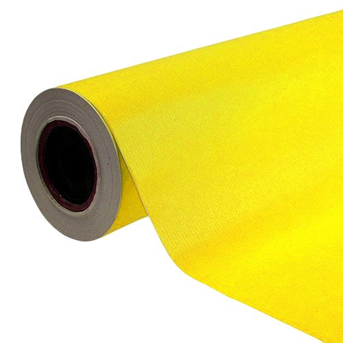 Floristik24 Rankogalių popierius geltonas 50cm, 100m