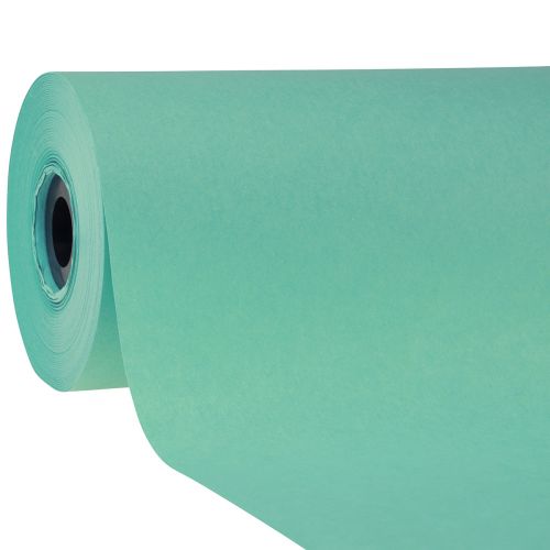 Floristik24 Rankogalių popierius servetėlės popierius platus turkis 37,5 cm 100 m