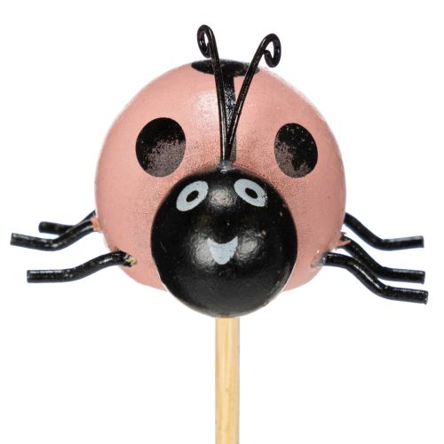 daiktų Boružėlių dekoratyvinės figūrėlės gėlių vazonams ir gėlių kompozicijoms pavasario dekoracijoms, 32 cm, 16 dalių