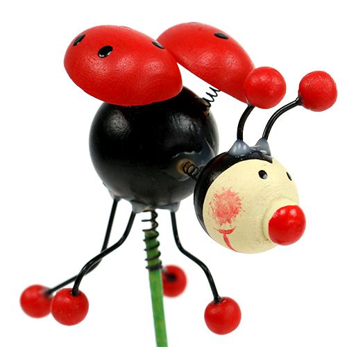 Floristik24 Boružėlė ant pagaliuko 5cm 12vnt