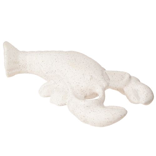 Floristik24 Jūros dekoravimo figūrėlė Keraminis omaras baltas 17,5×9×3 cm