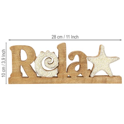 daiktų Jūrinė stalo puošmena “Relax” stovas mango medis 28×10cm