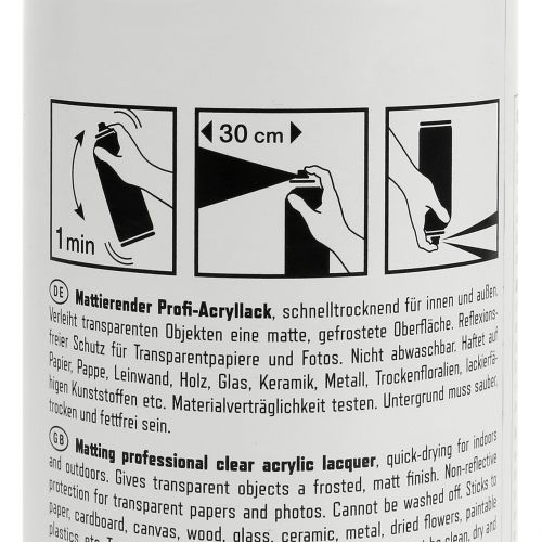 Floristik24 Matiniai purškiami profesionalūs akriliniai dažai 400ml